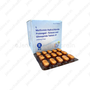 Glimepiride 2mg and Metformin 500mg Tablet