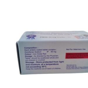Alternative view of Diclofenac 50 Tablet